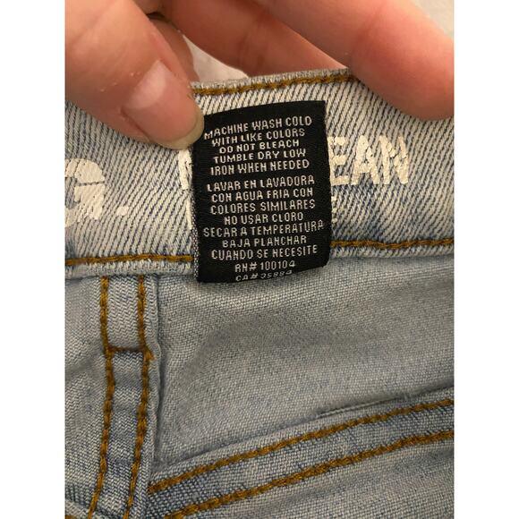 Y2K Vintage Inspired High Rise Mom Jeans Gray Seam Detail S.O.N.G. Size 5/27 - Picture 5 of 7